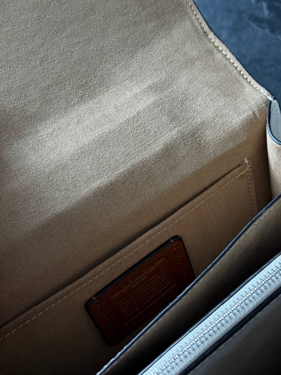 Coach Mini Klare Crossbody in Signature Canvas White/Silver - 14