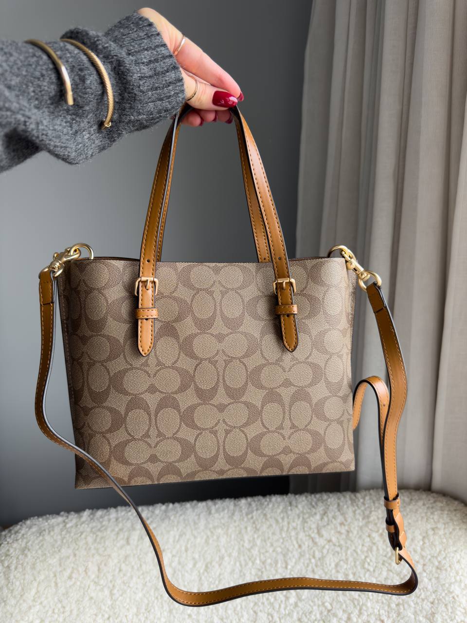 Coach Mini Lily Carryall in Signature Canvas - 14
