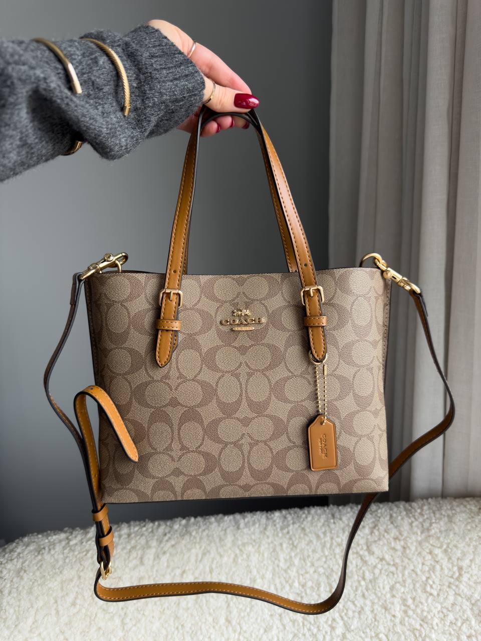 Coach Mini Lily Carryall in Signature Canvas - 16