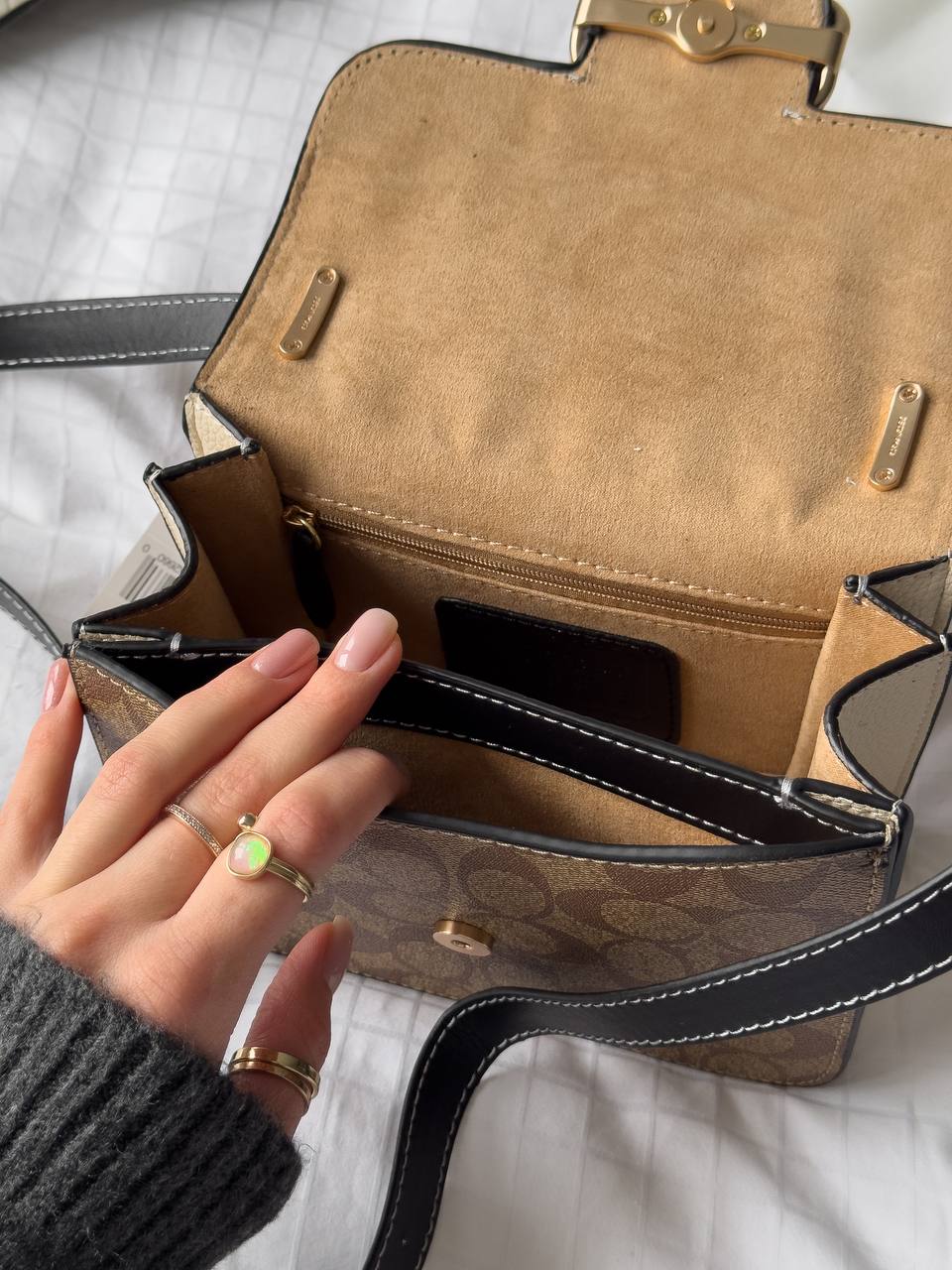 Coach Morgan Shoulder Bag In Colorblock Signature Canvas - 16