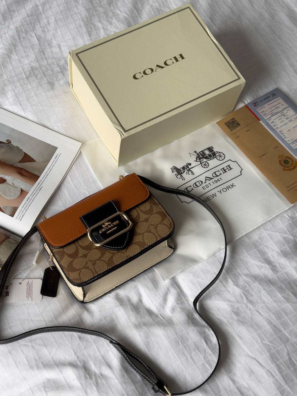 Coach Morgan Shoulder Bag In Colorblock Signature Canvas - 2