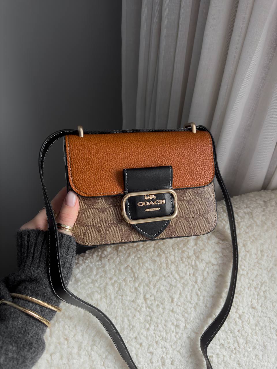 Coach Morgan Shoulder Bag In Colorblock Signature Canvas - 5