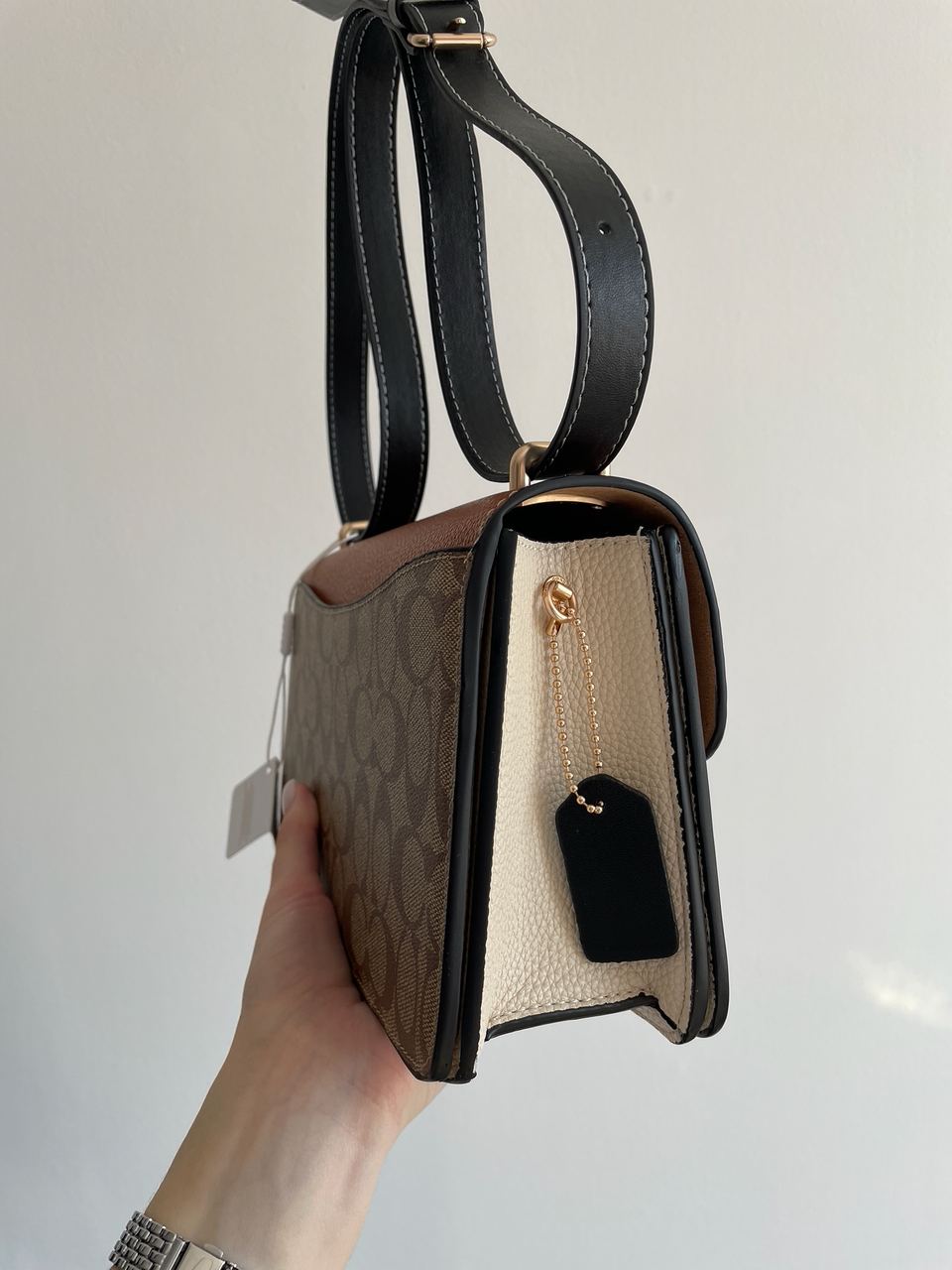 Coach Morgan Shoulder Bag In Colorblock Signature Canvas - 15