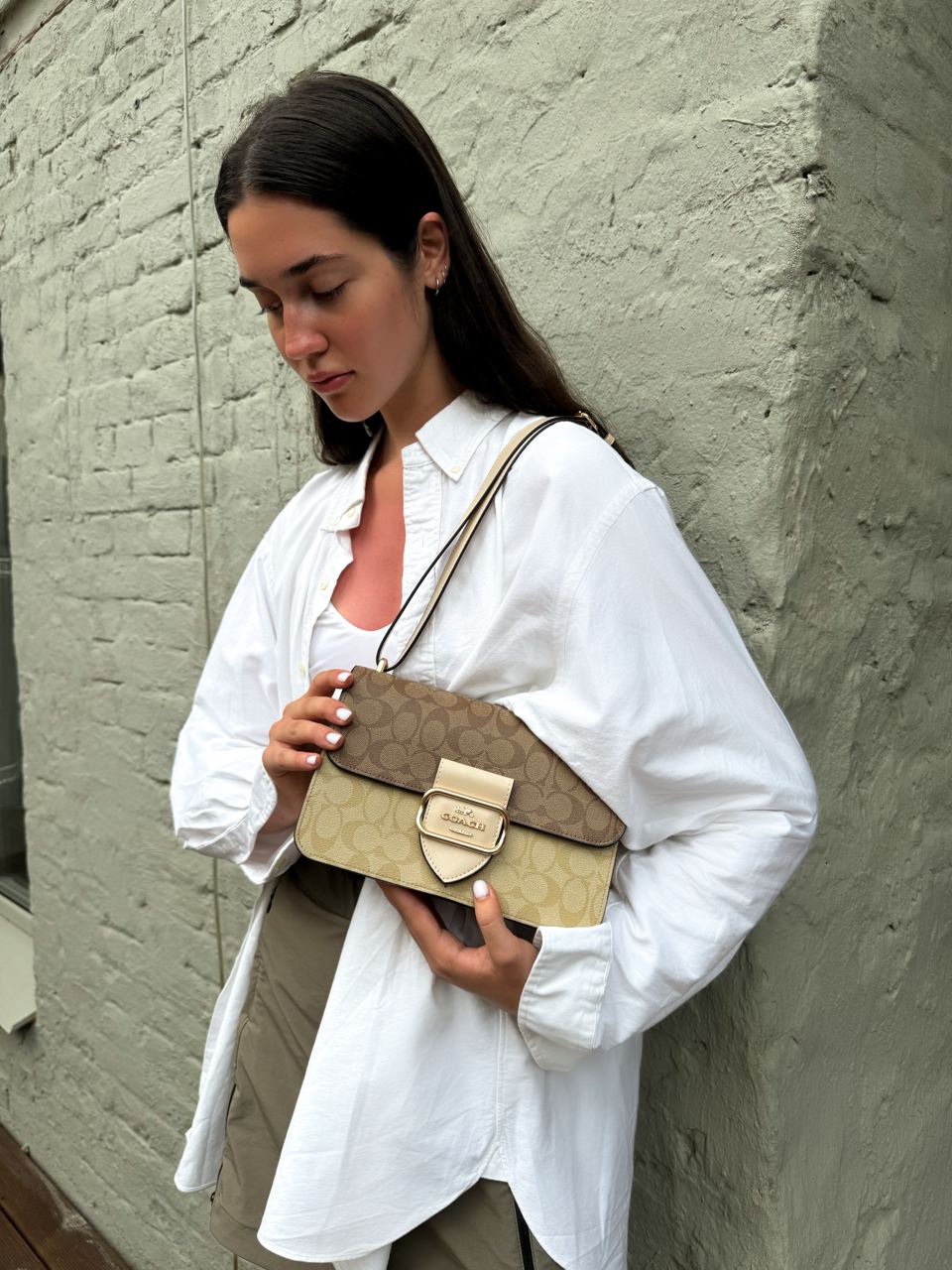 Coach Morgan Square Crossbody In Blocked Signature Canvas - 7