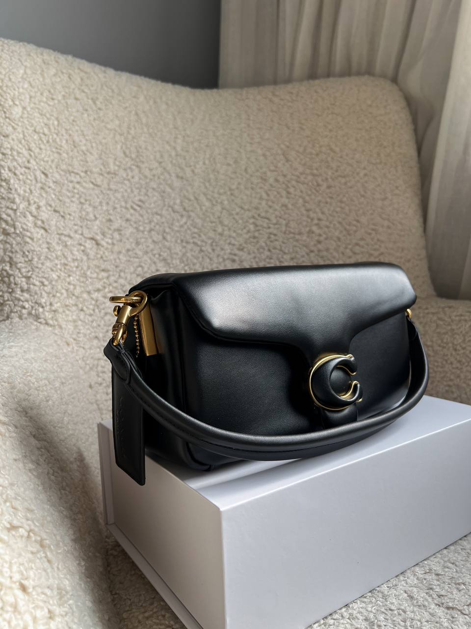 Coach Pillow Tabby Shoulder Bag Black - 8