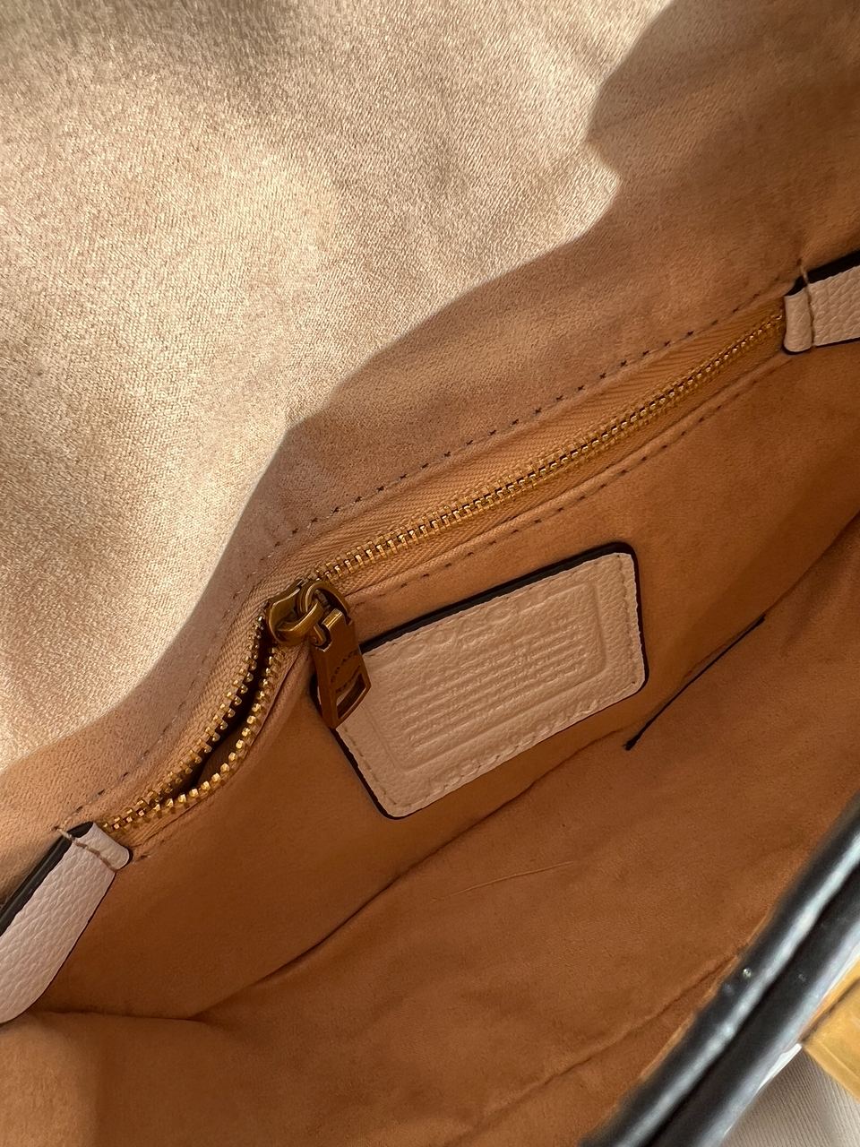 Coach Polished Pebble Willow Saddle Bag White - 30