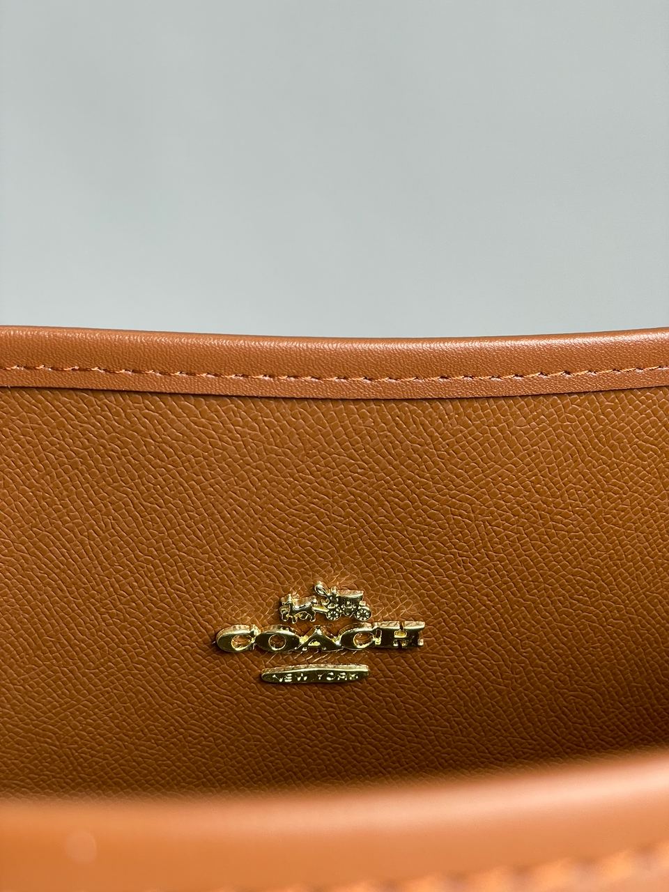 Coach Reversible Signature City Tote Khaki Saddle - 31