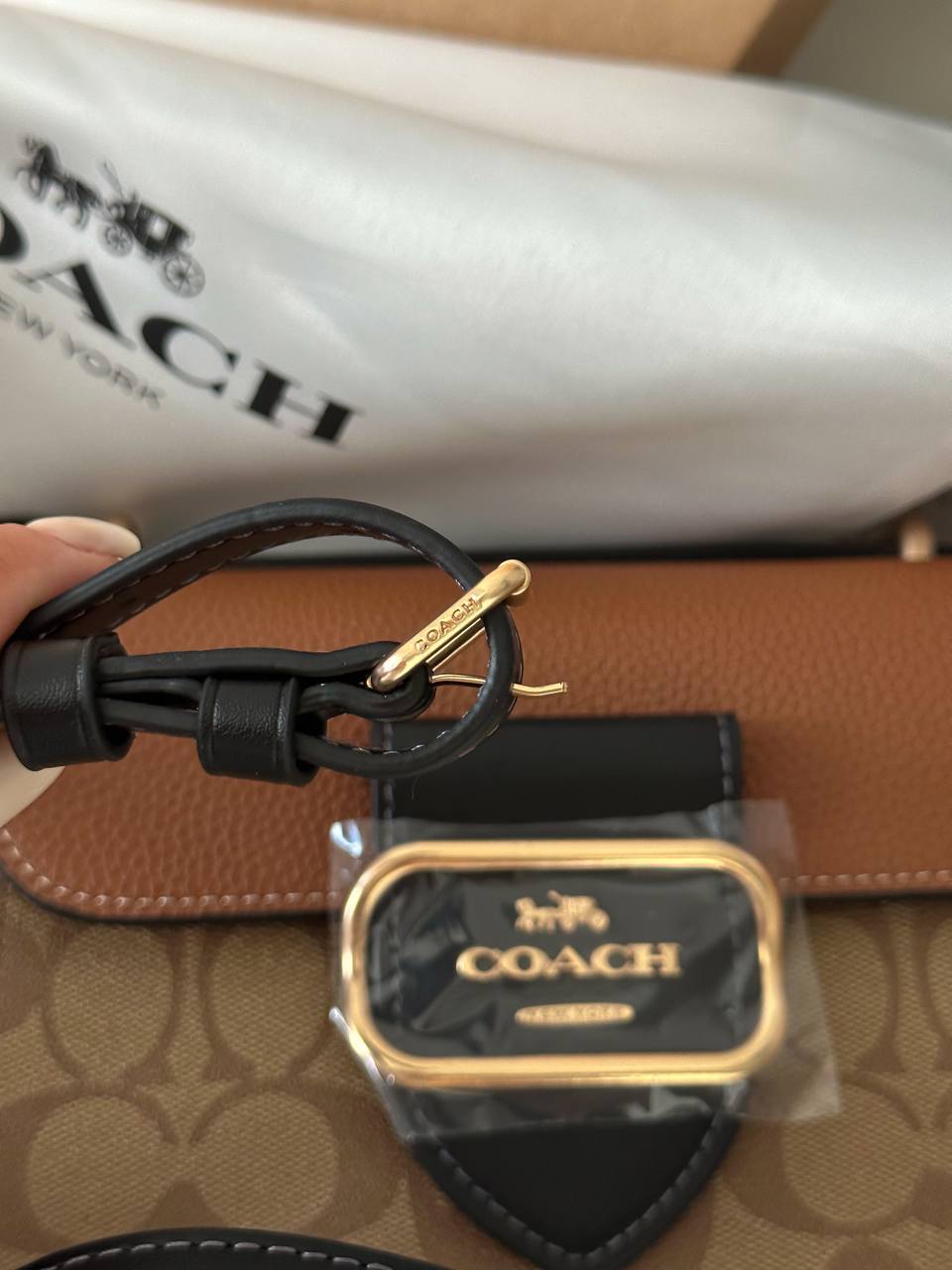 Coach Riley Top Handle 18 In Signature Canvas - 8