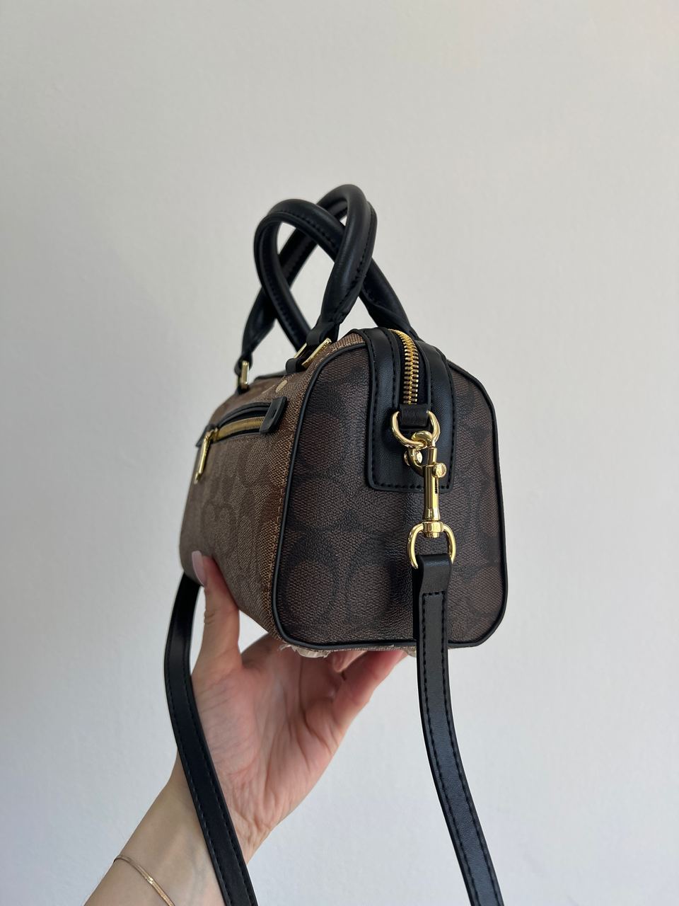 Coach Rowan Satchel In Signature Canvas - 5