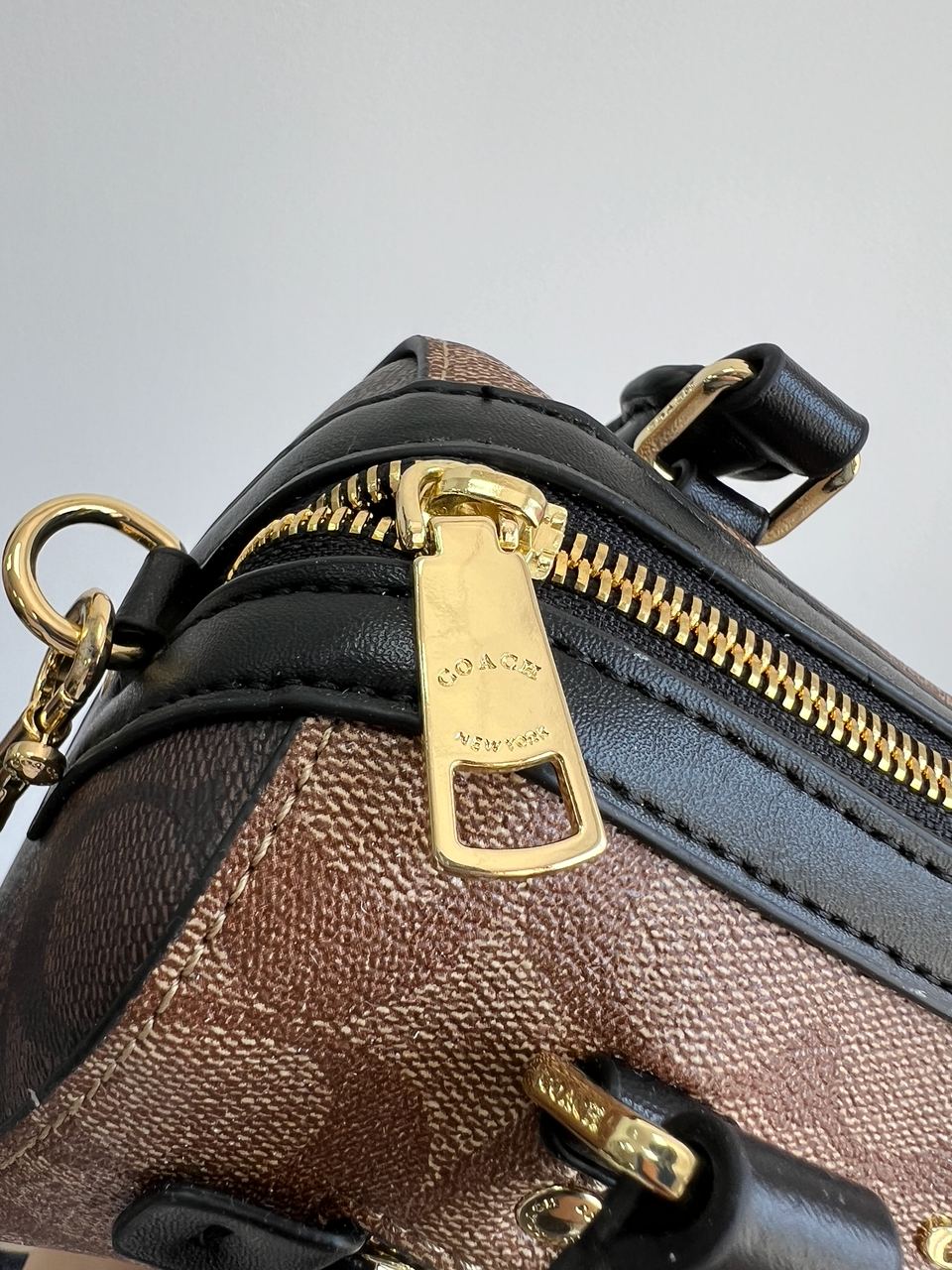 Coach Rowan Satchel In Signature Canvas - 7