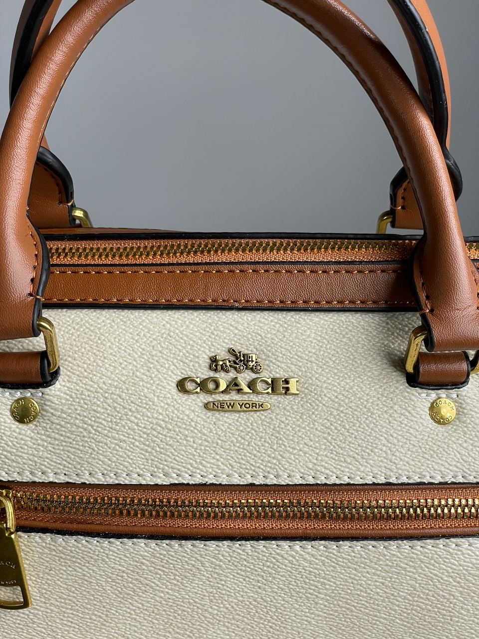 Coach Rowan Satchel In Signature Canvas - 10