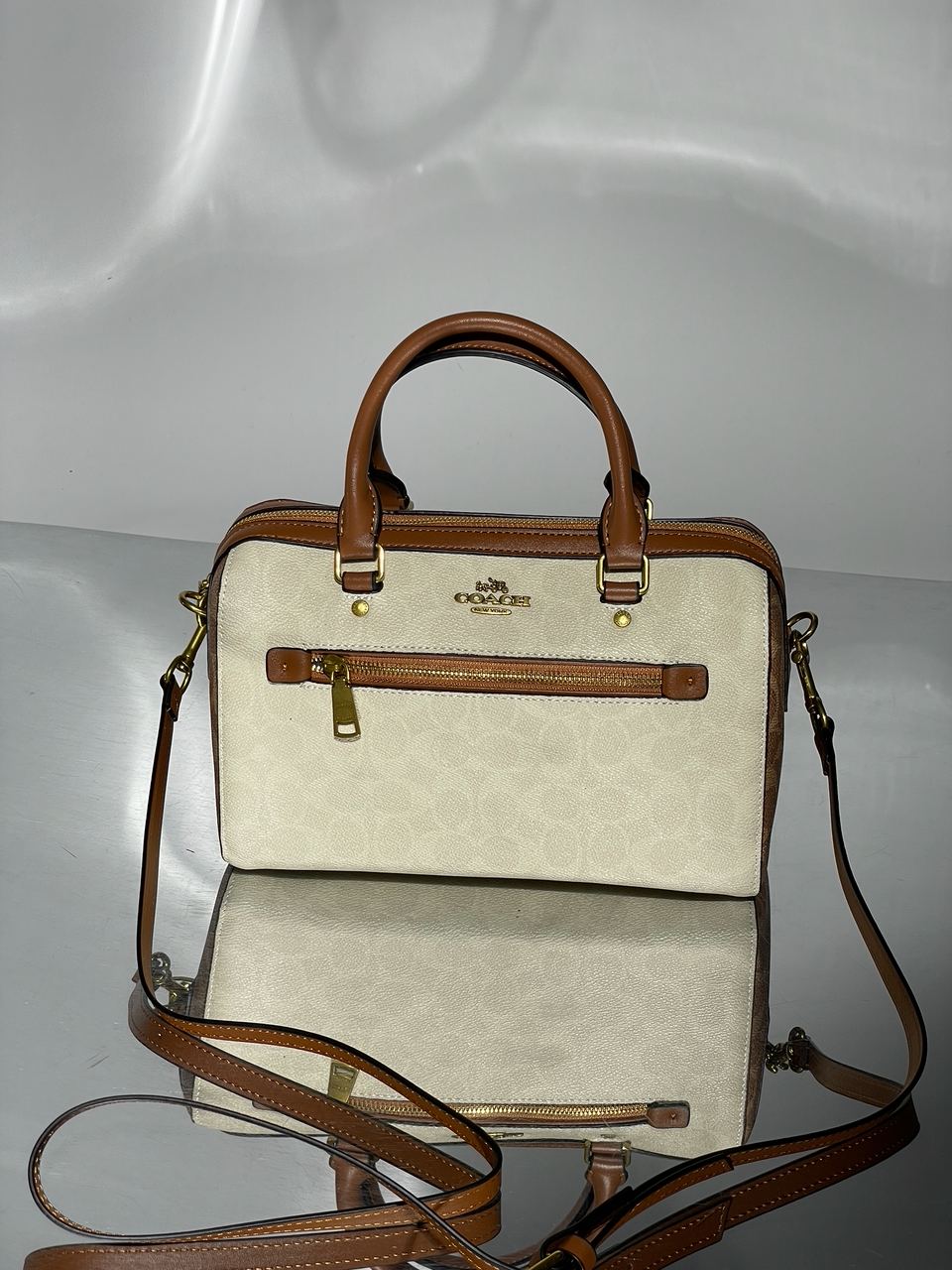 Coach Rowan Satchel In Signature Canvas - 3