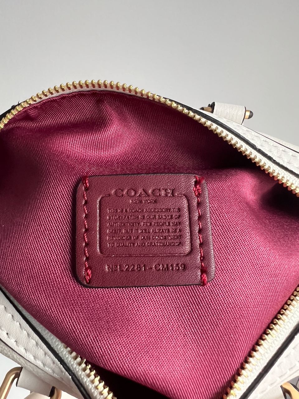 Coach Rowan White Satchel In Signature Canvas - 10