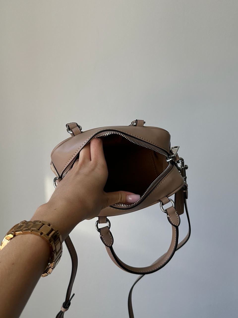 Coach Satchel Crossbody In Signature Beige - 9