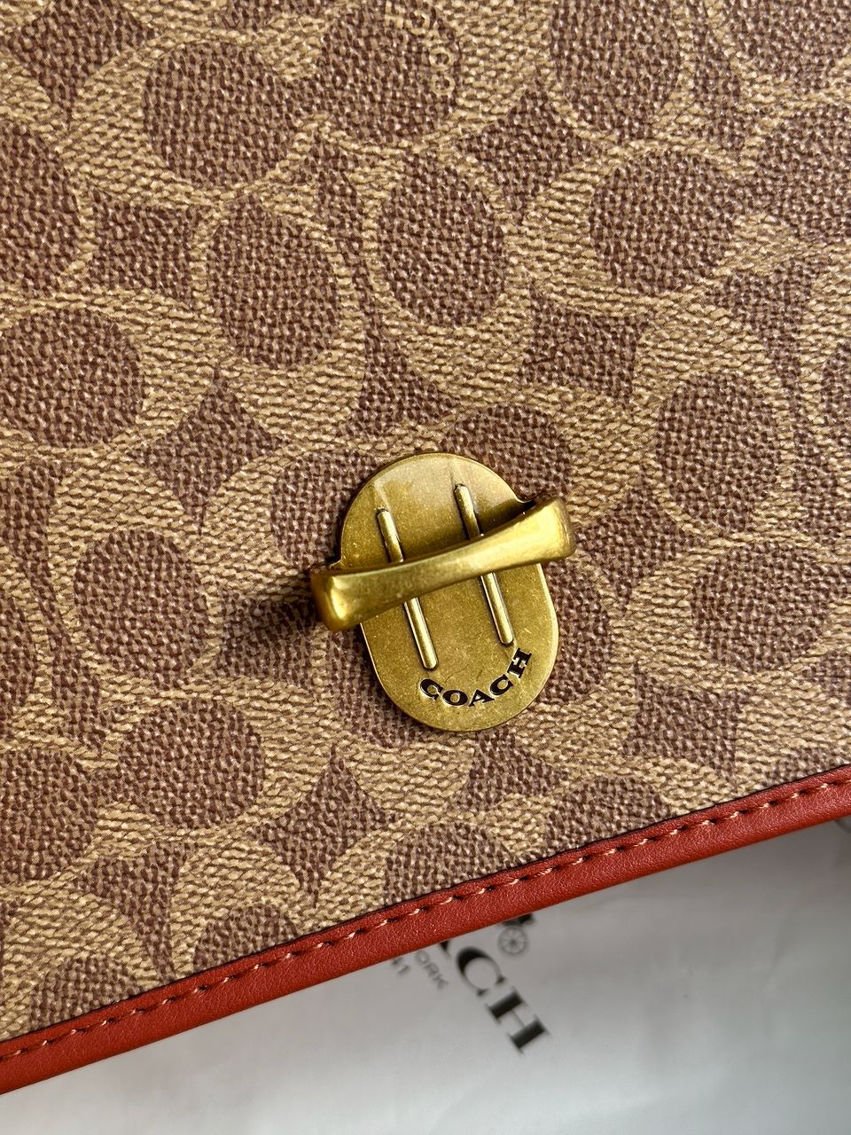 Coach Signature Logo Refined Calf Leather Studio Crossbody Bag - 20