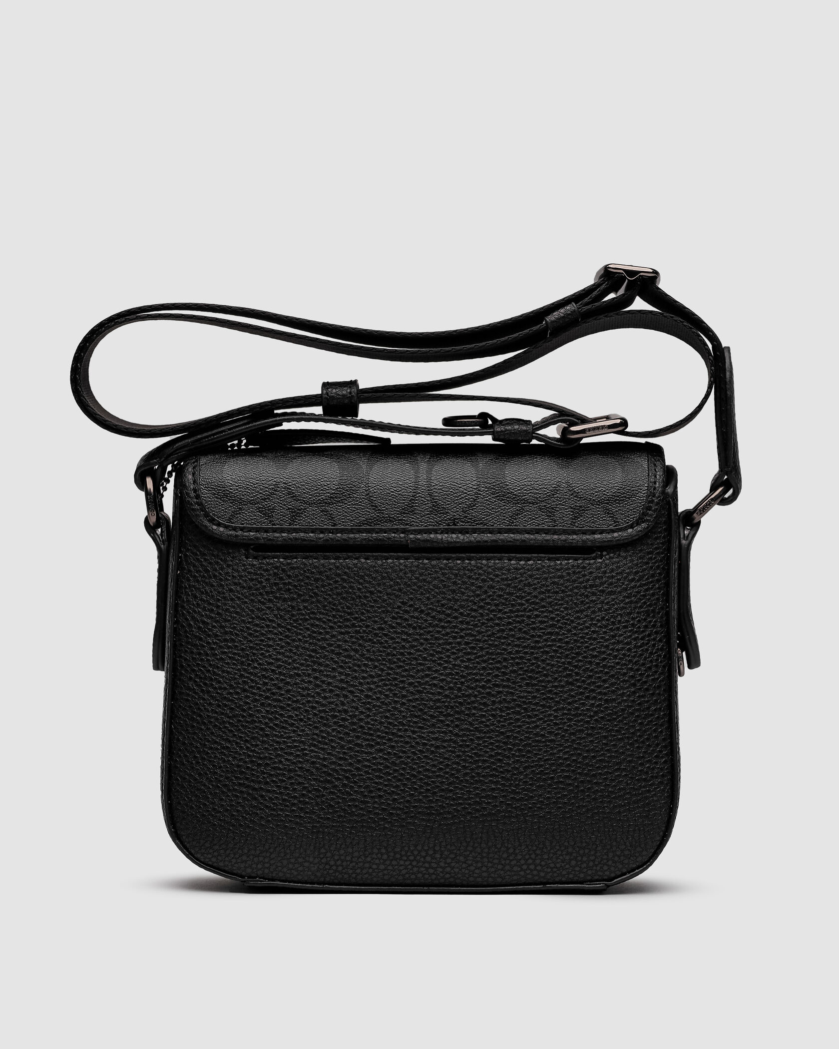 Coach Sullivan Flap Crossbody In Signature Canvas Grey/Black - 4