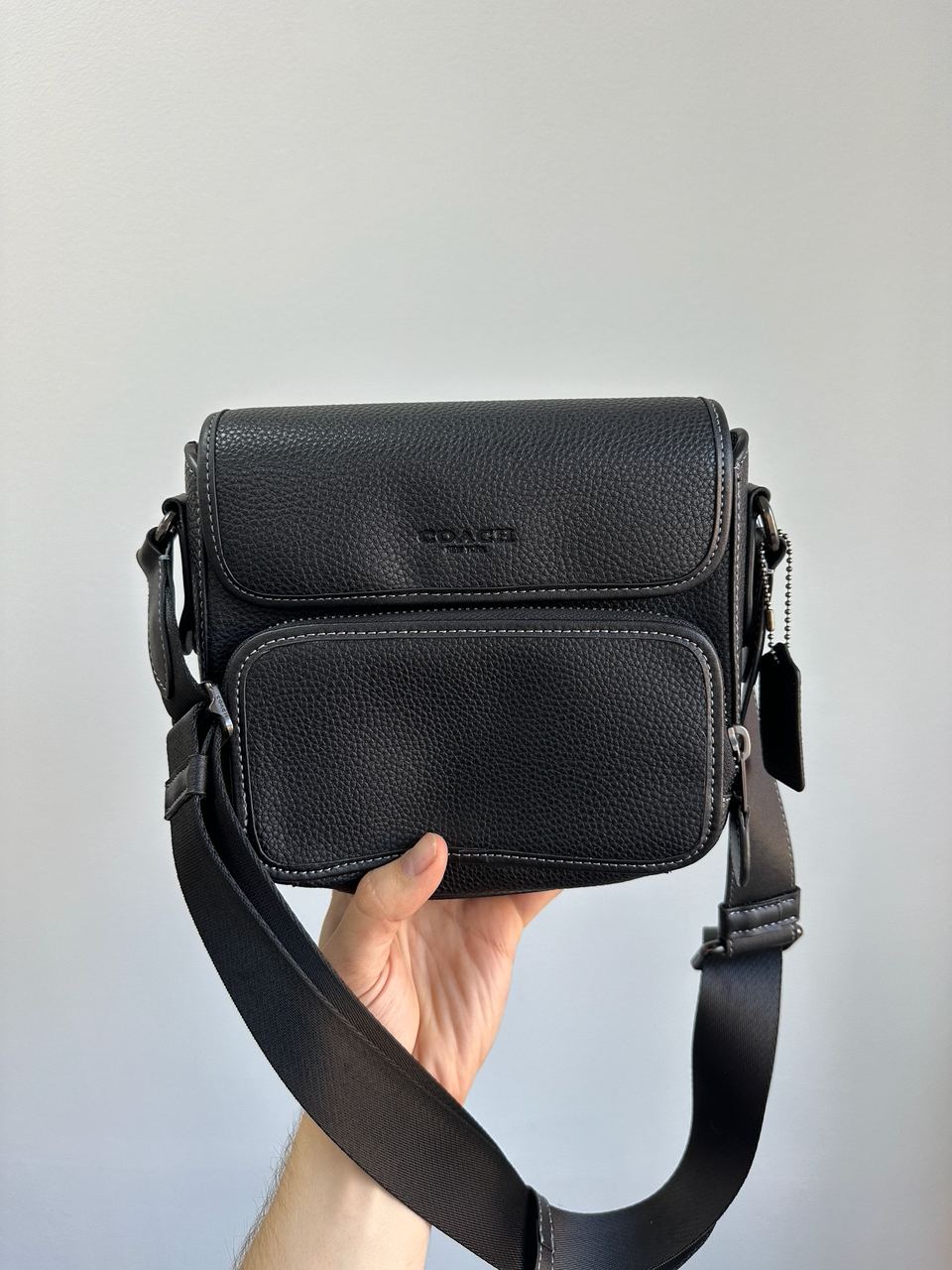 Coach Sullivan Flap Crossbody In Signature Canvas Total Black - 3