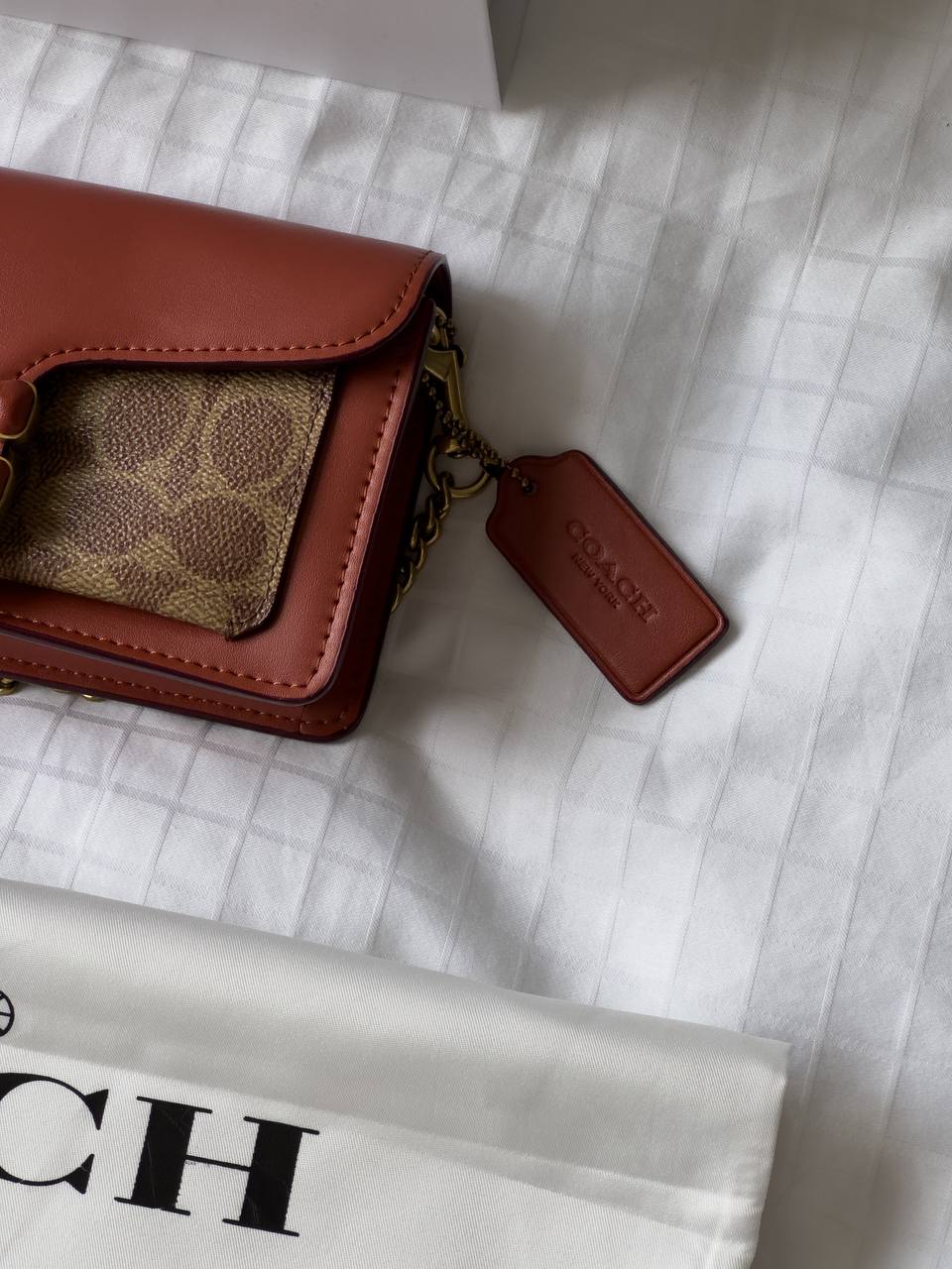 Coach Tabby Crossbody Wristlet In Signature Canvas - 15