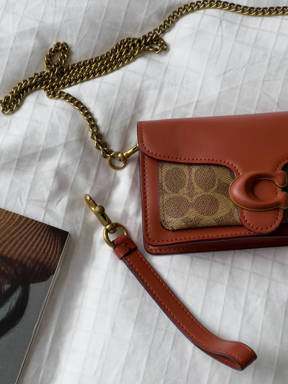 Coach Tabby Crossbody Wristlet In Signature Canvas - 16