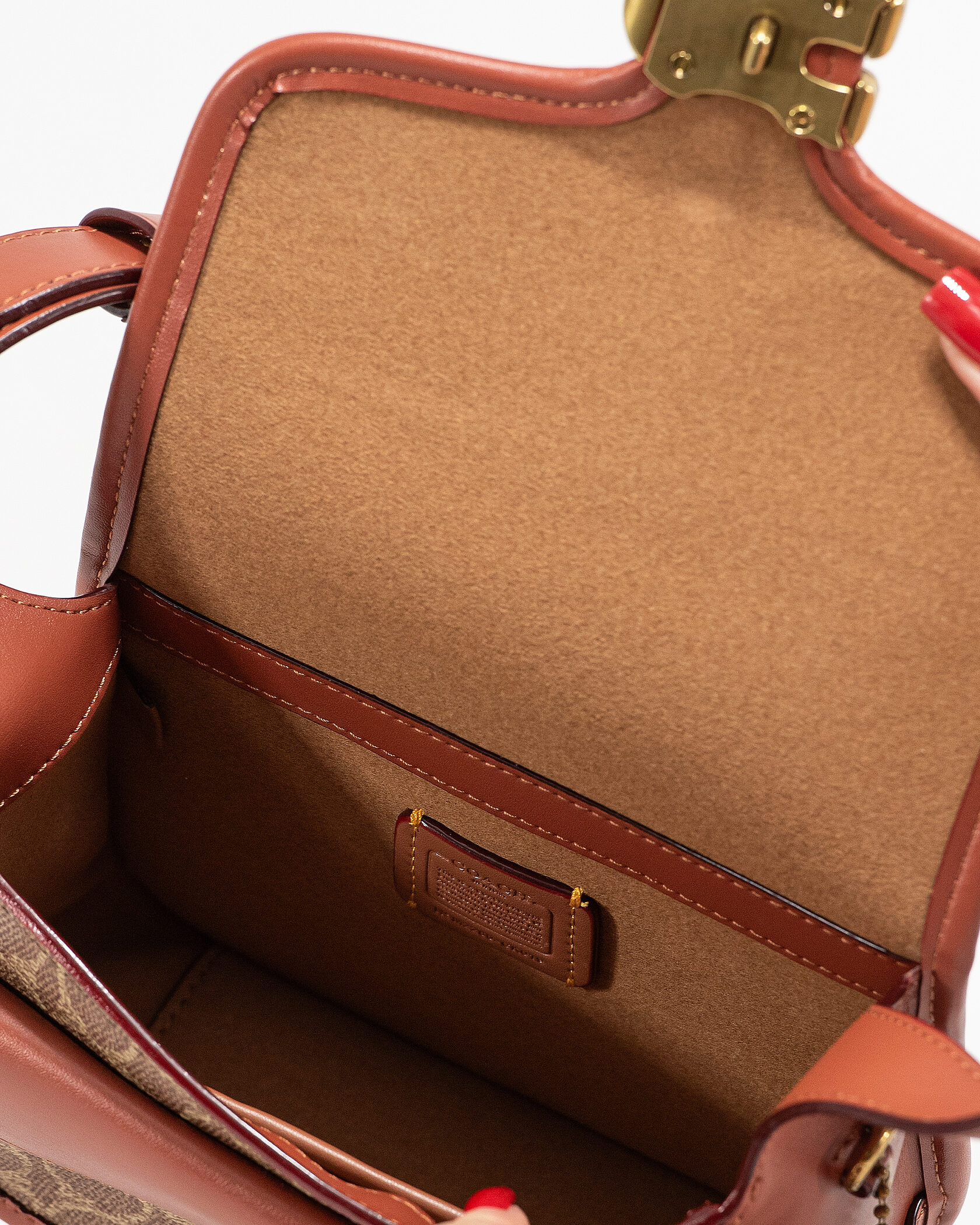 Coach Tabby Messenger In Signature Canvas - 13