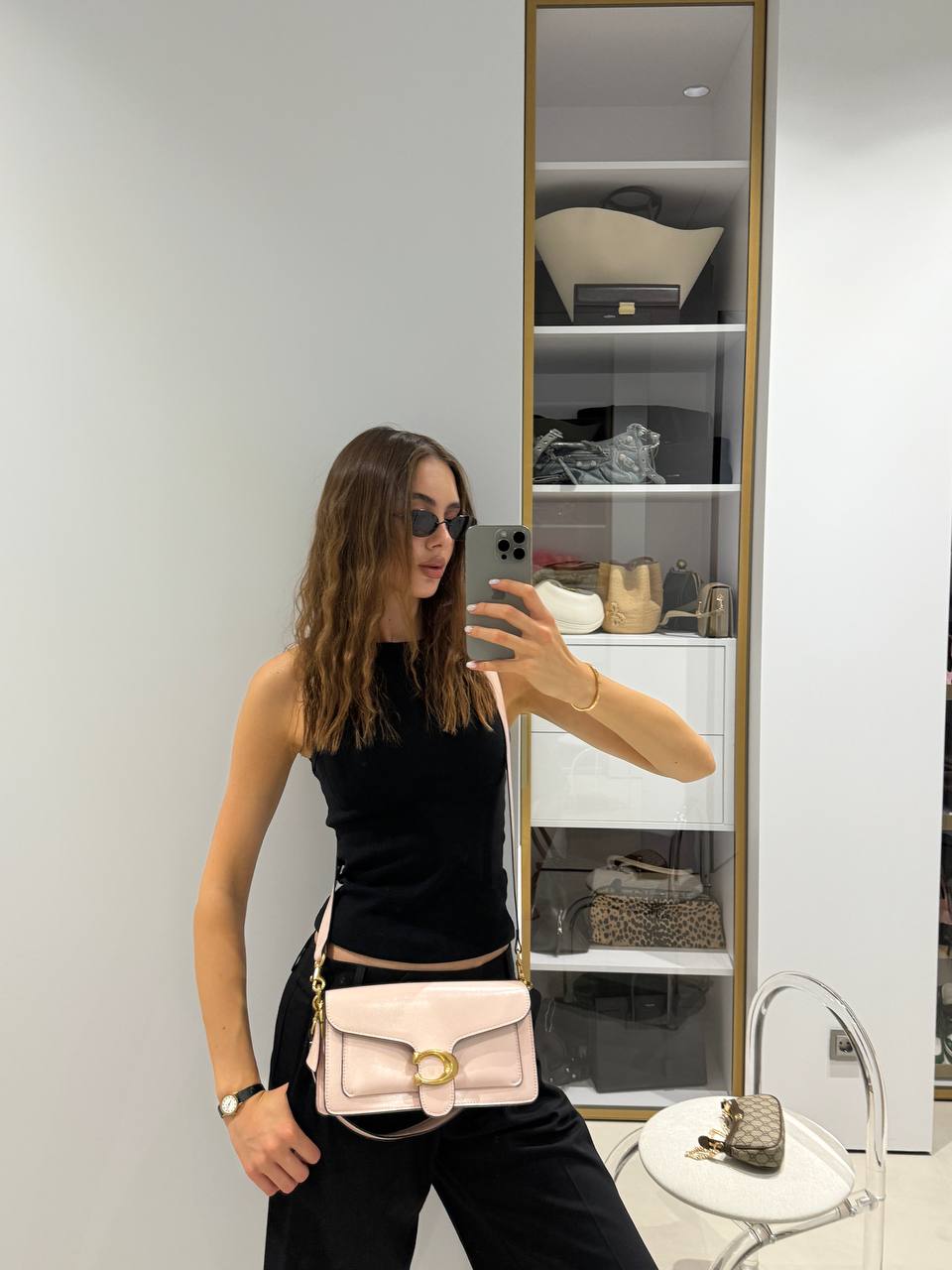 Coach Tabby Shoulder Baby Pink Bag - 4