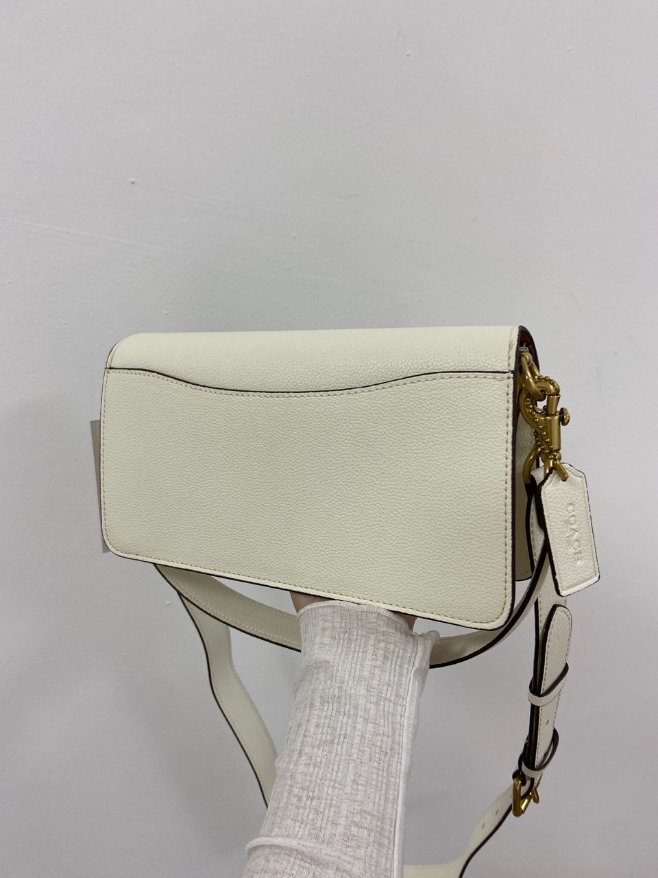 Coach Tabby Shoulder Bag 26 Brass/Chalk - 11
