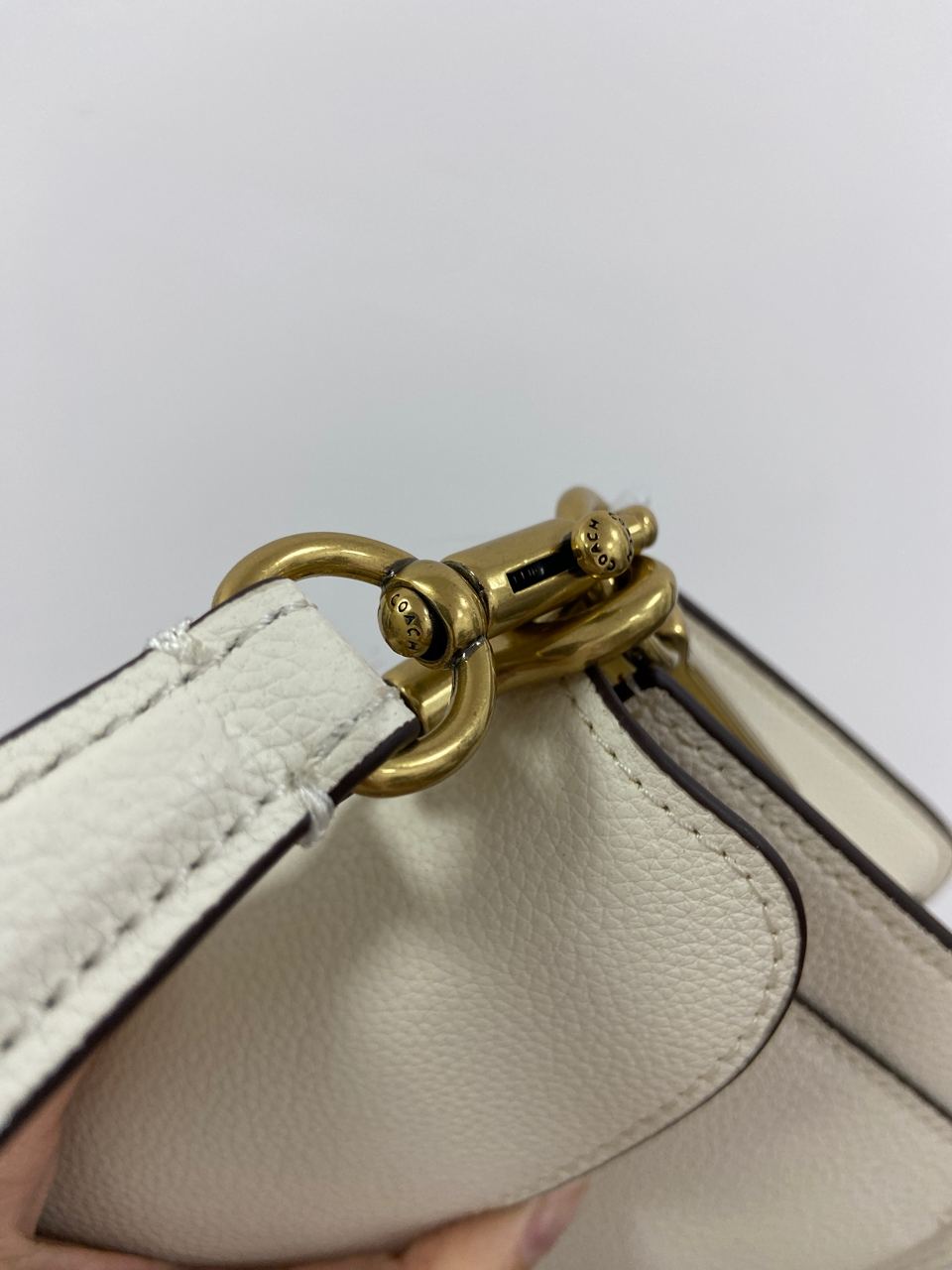 Coach Tabby Shoulder Bag 26 Brass/Chalk - 27