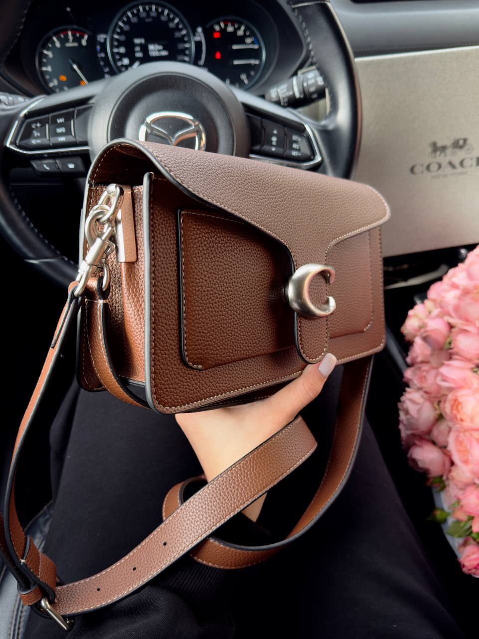 Coach Tabby Shoulder Bag 26 Brown - 5