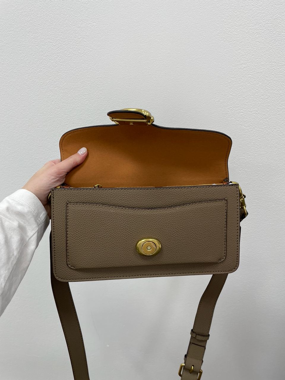 Coach Tabby Shoulder Bag 26 Dark Stone - 14