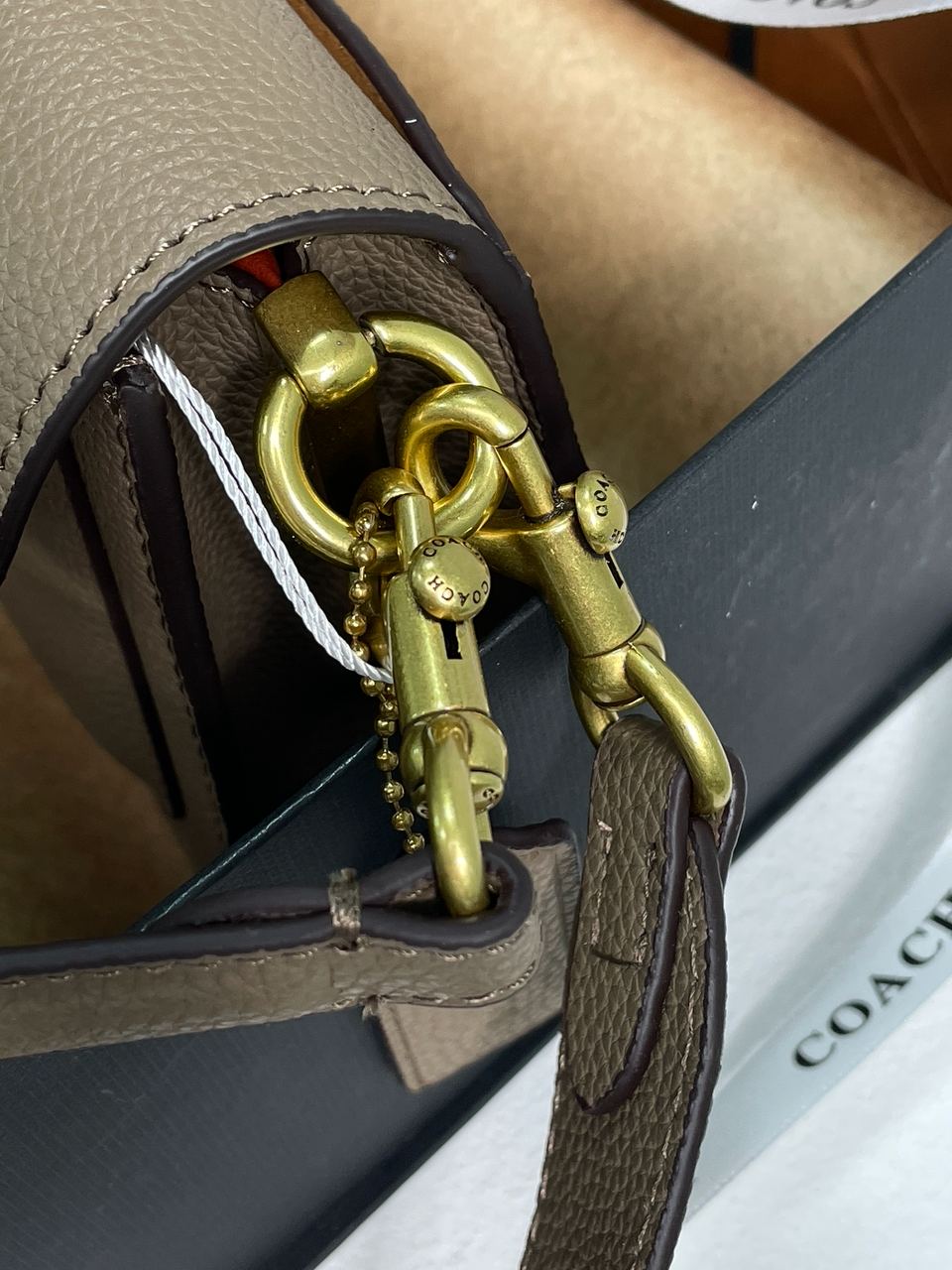 Coach Tabby Shoulder Bag 26 Dark Stone - 9