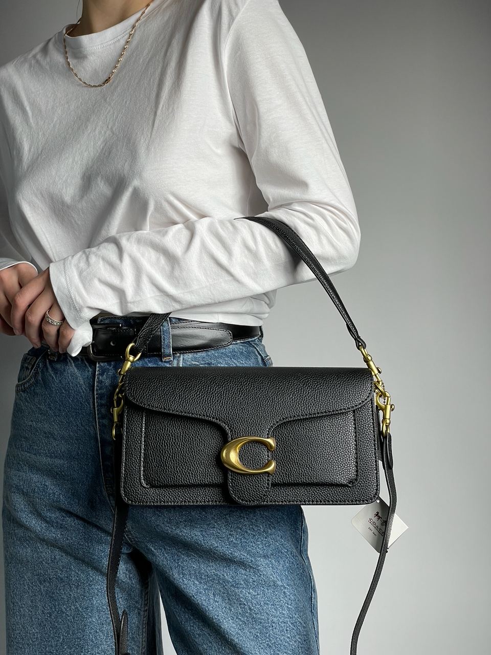 Coach Tabby Shoulder Bag 26 With Signature Canvas CH3 - 5