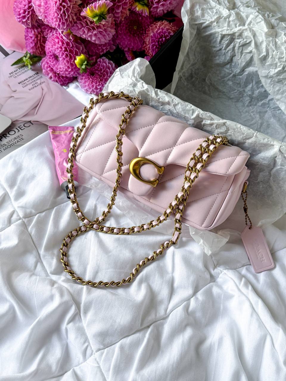 Coach Tabby Shoulder Bag With Pillow Quilting MINI Pink - 2