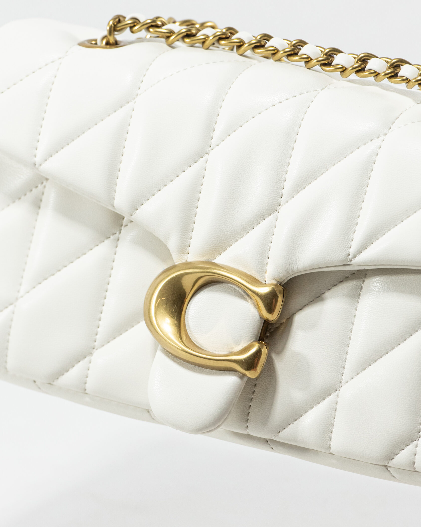 Coach Tabby Shoulder Bag With Pillow Quilting White - 5