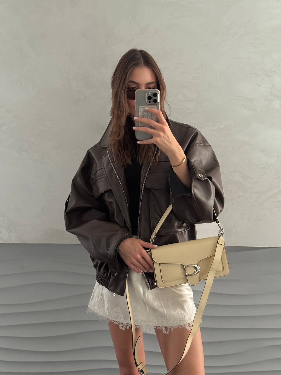 Coach Tabby Shoulder Yellow Bag - 4