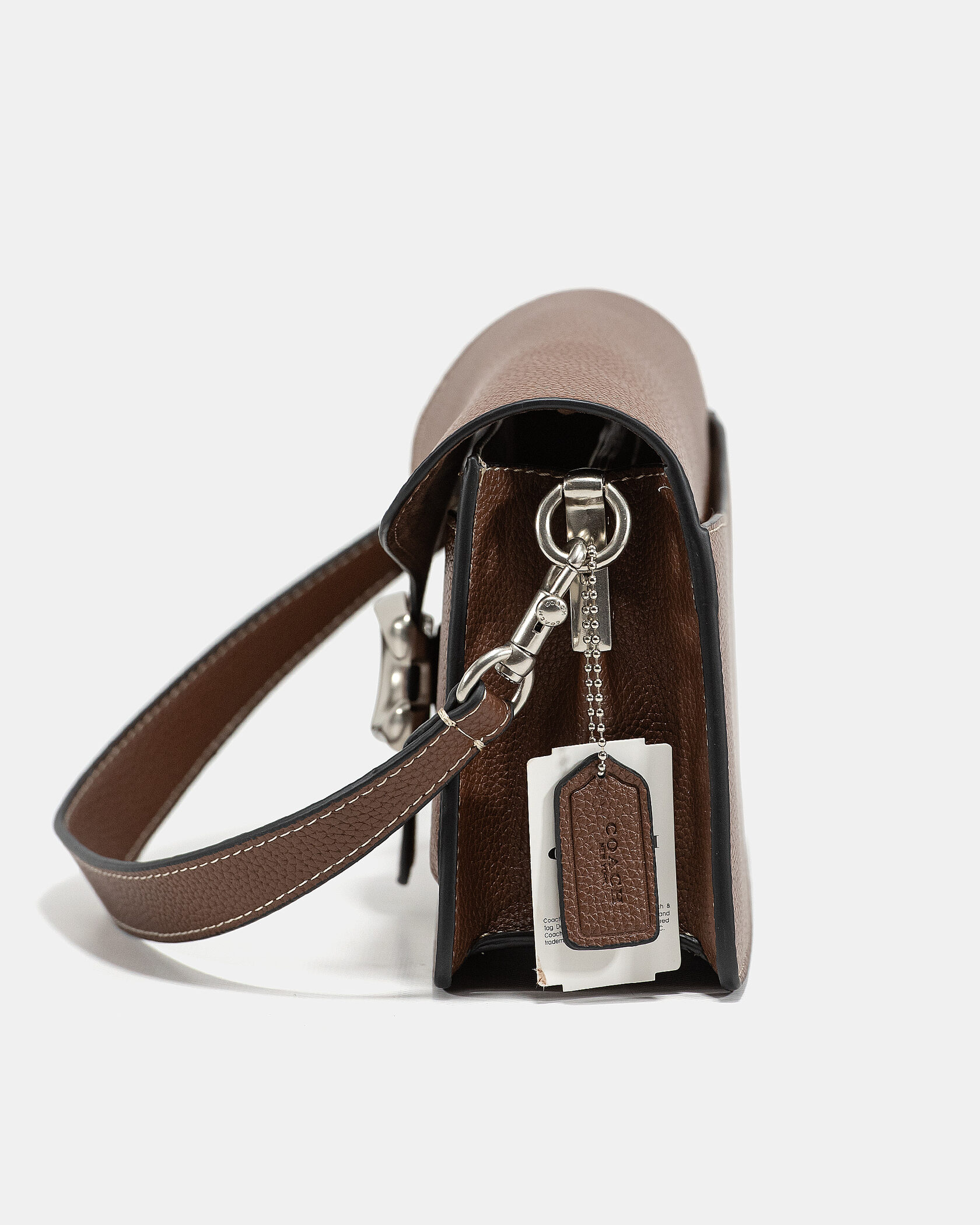 Coach Tabby Small Shoulder Bag in Brown Leather - 7