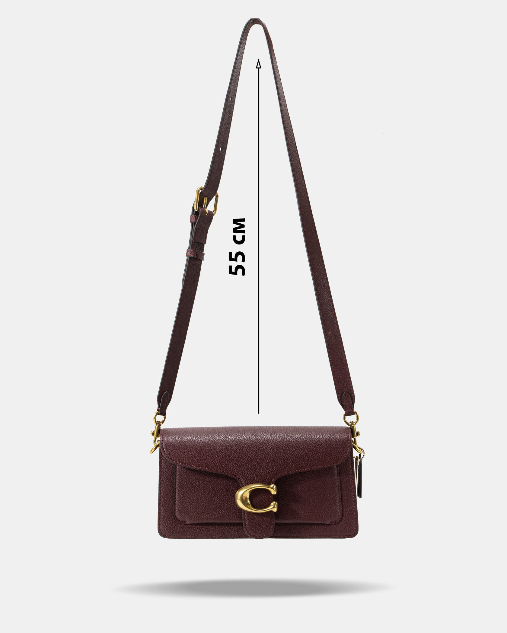 Coach Tabby Small Shoulder Bag in Oxblood/Burgundy Leather - 4