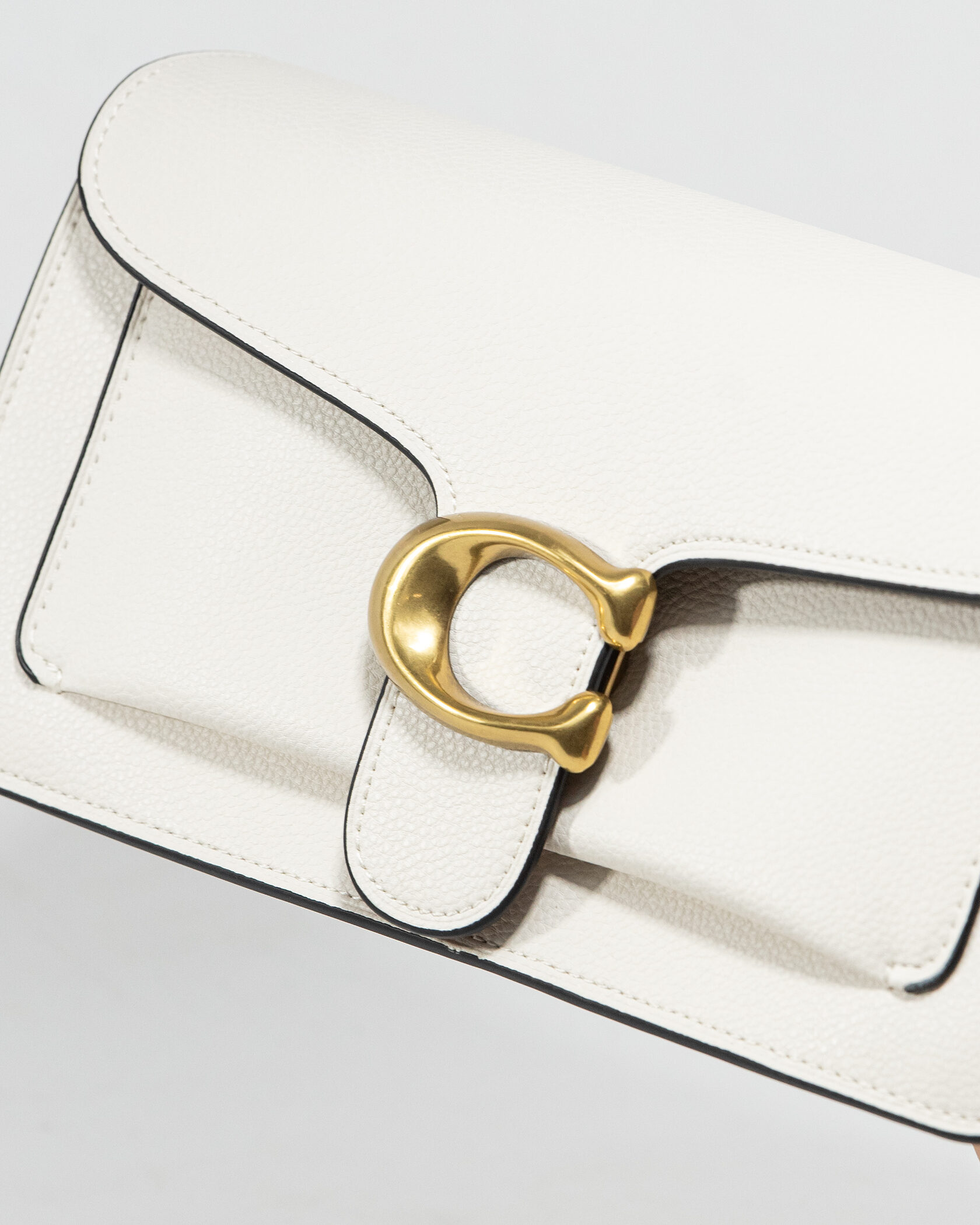 Coach Tabby Small Shoulder Bag in White Leather - 6