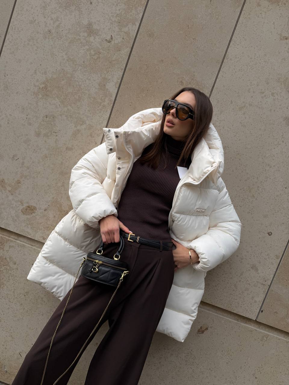 Coach Tank Circle/Oval Bag In Quilted Leather With Chain - 11