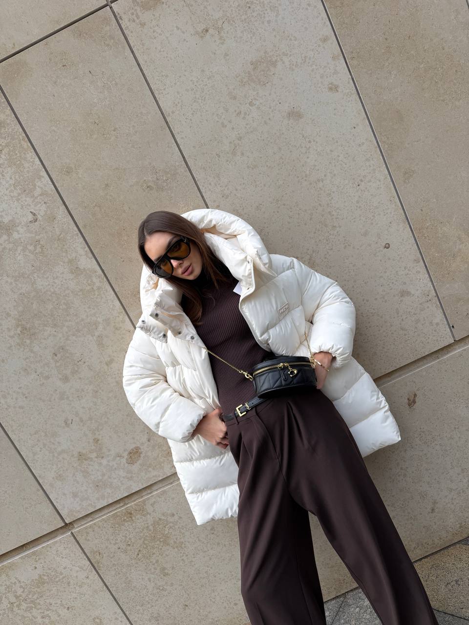 Coach Tank Circle/Oval Bag In Quilted Leather With Chain - 8