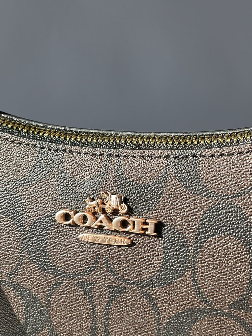 Coach Teri Shoulder Bag In Signature Canvas - 13
