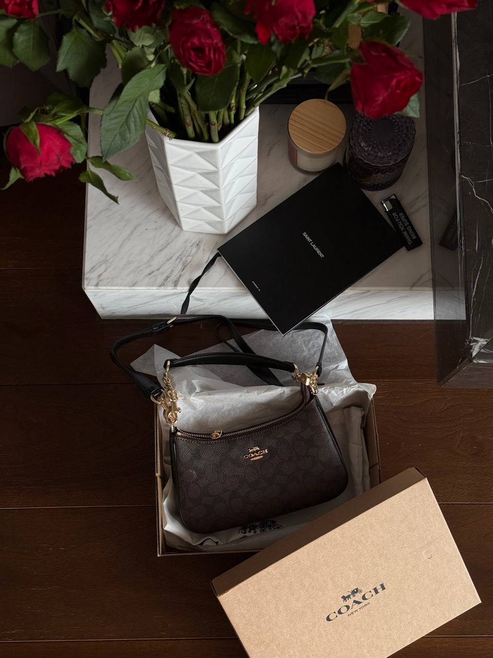 Coach Teri Shoulder Bag In Signature Canvas - 2