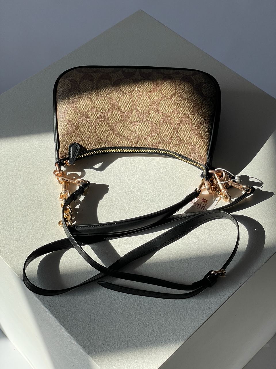 Coach Teri Shoulder Bag In Signature Canvas - 17