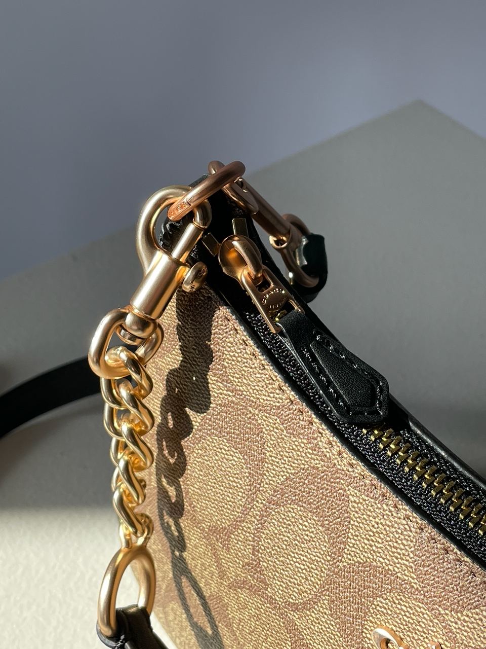 Coach Teri Shoulder Bag In Signature Canvas - 24