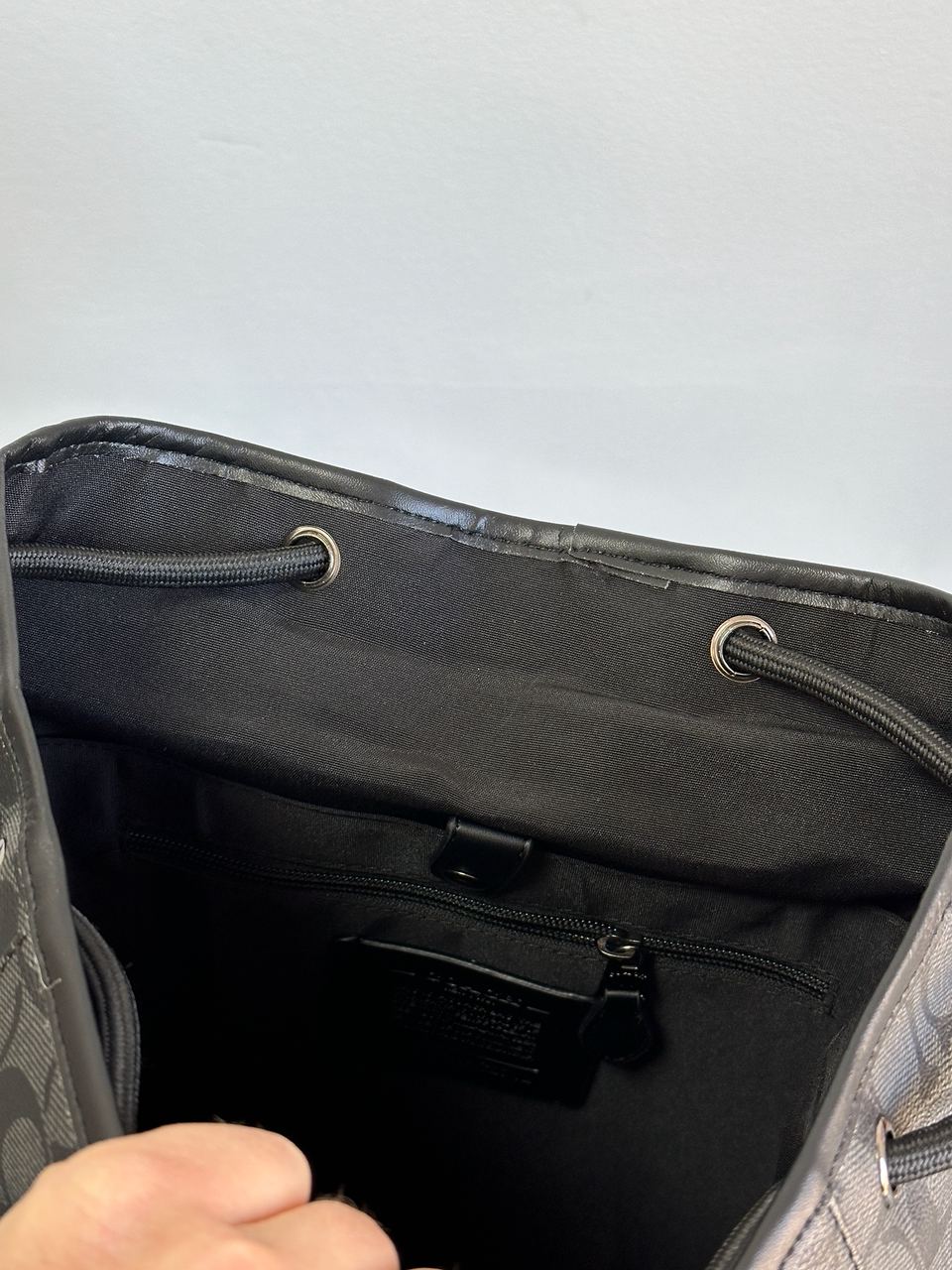 Coach Track Backpack In Signature Canvas - 10