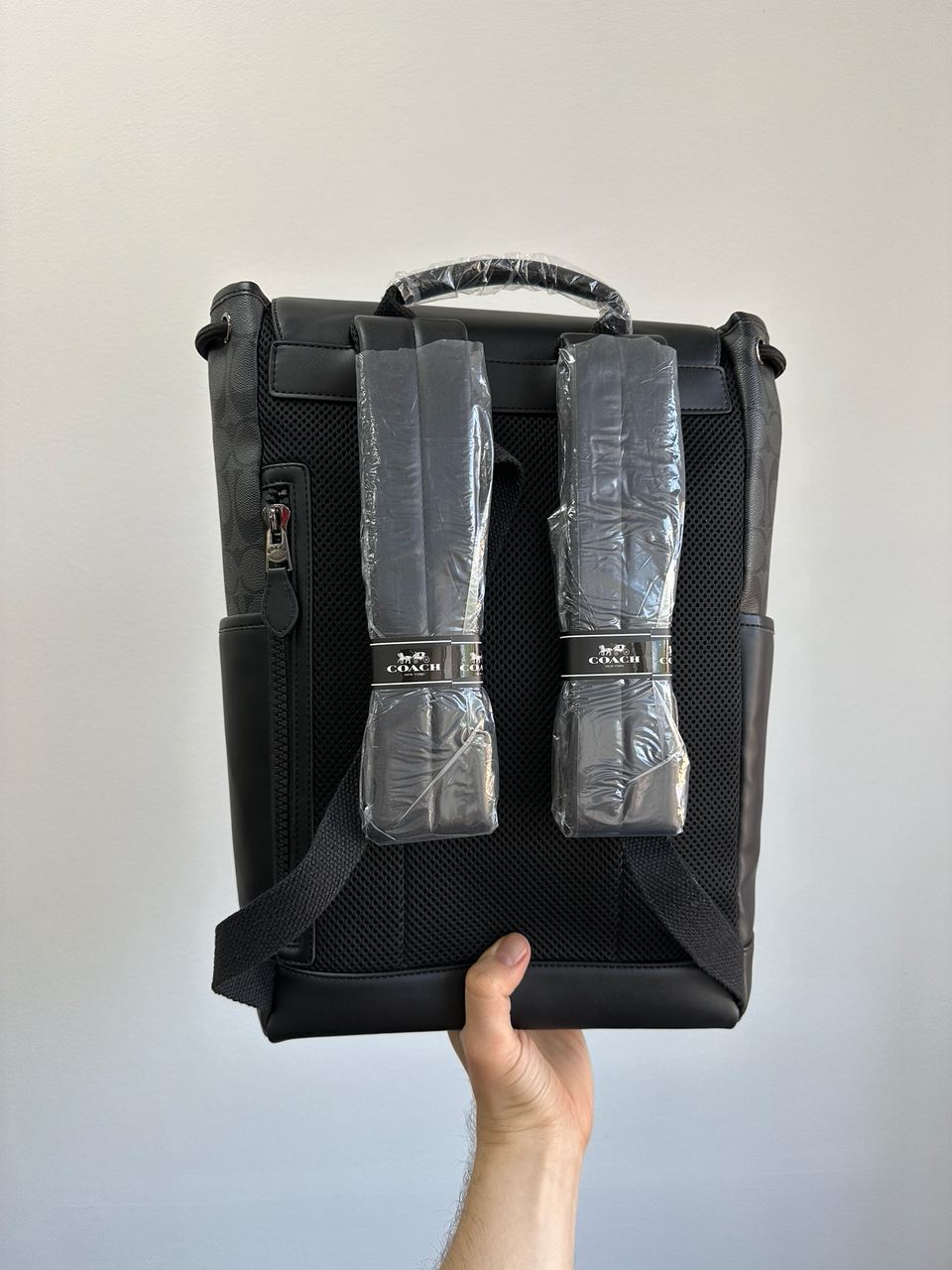 Coach Track Backpack In Signature Canvas - 4