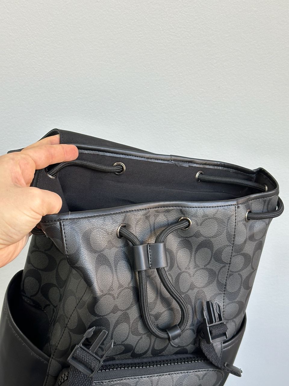 Coach Track Backpack In Signature Canvas - 9