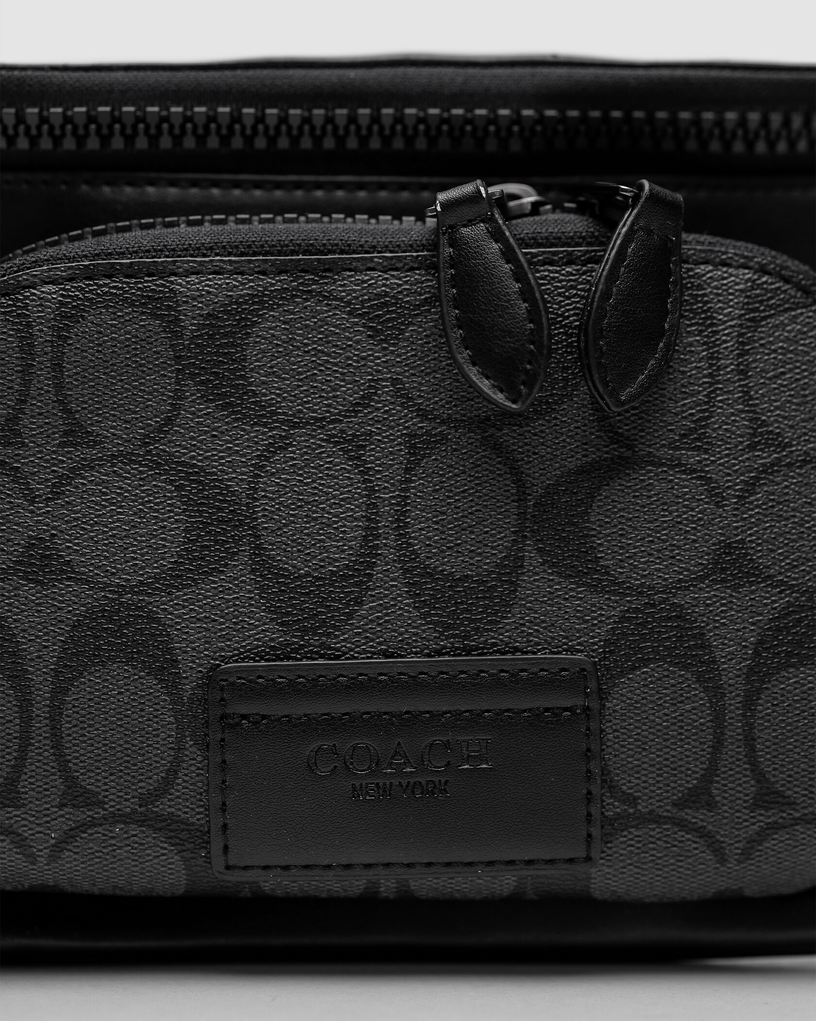 Coach Track Belt Bag Grey/Black - 4