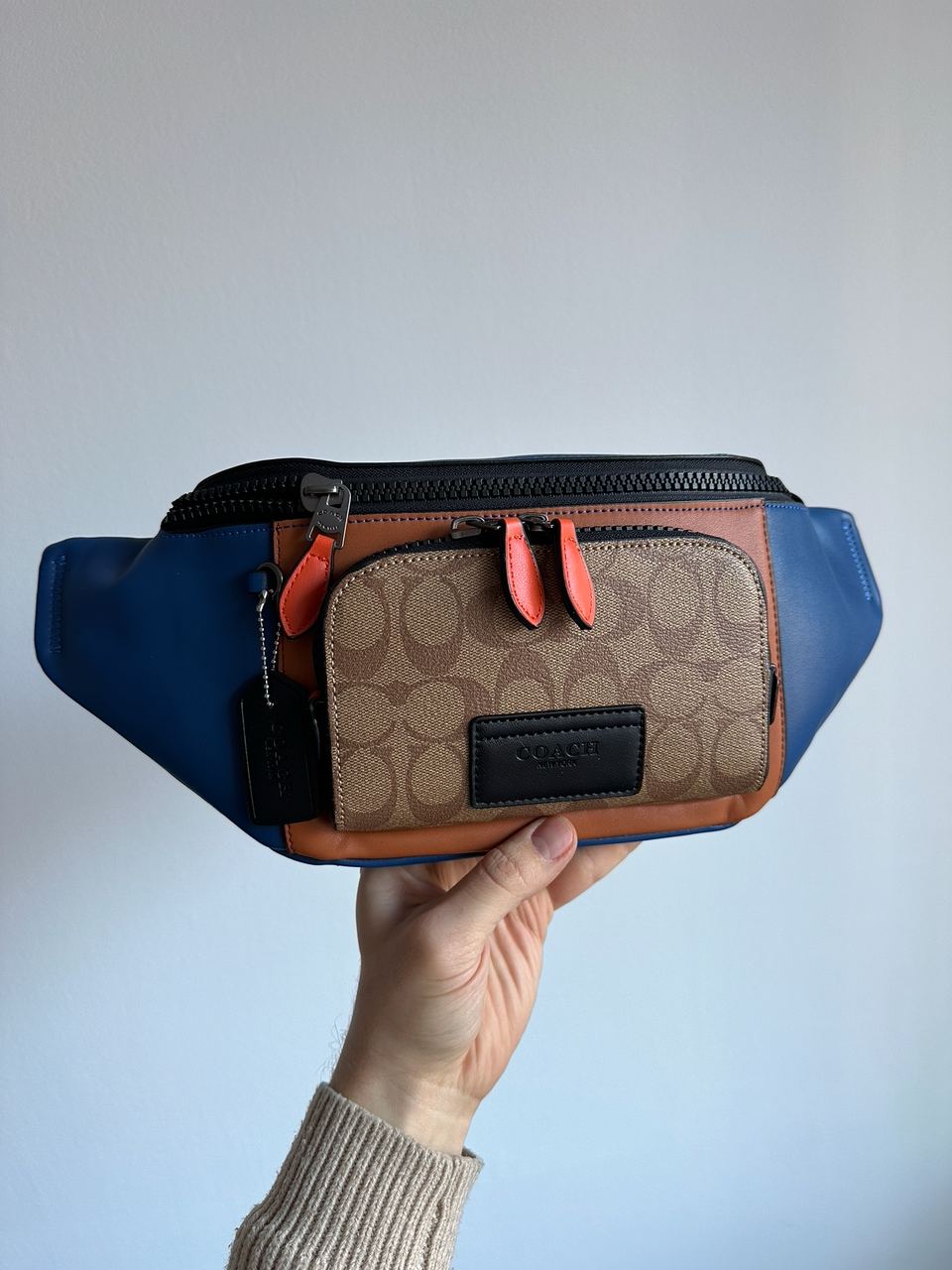 Coach Track Belt Bag in Colorblock - 4