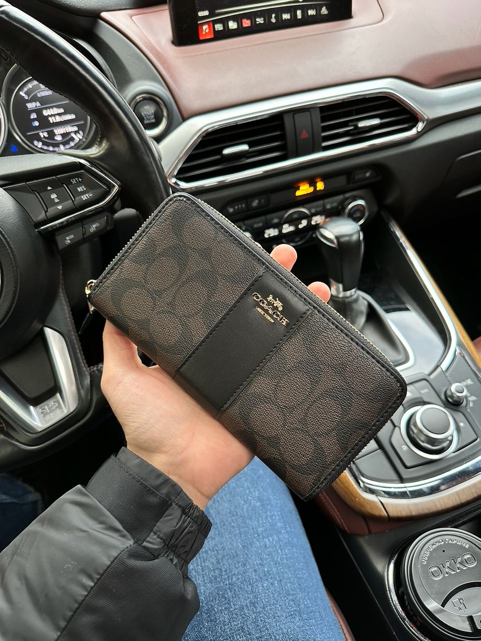 Coach Wallet Dark Brown/Black - 4