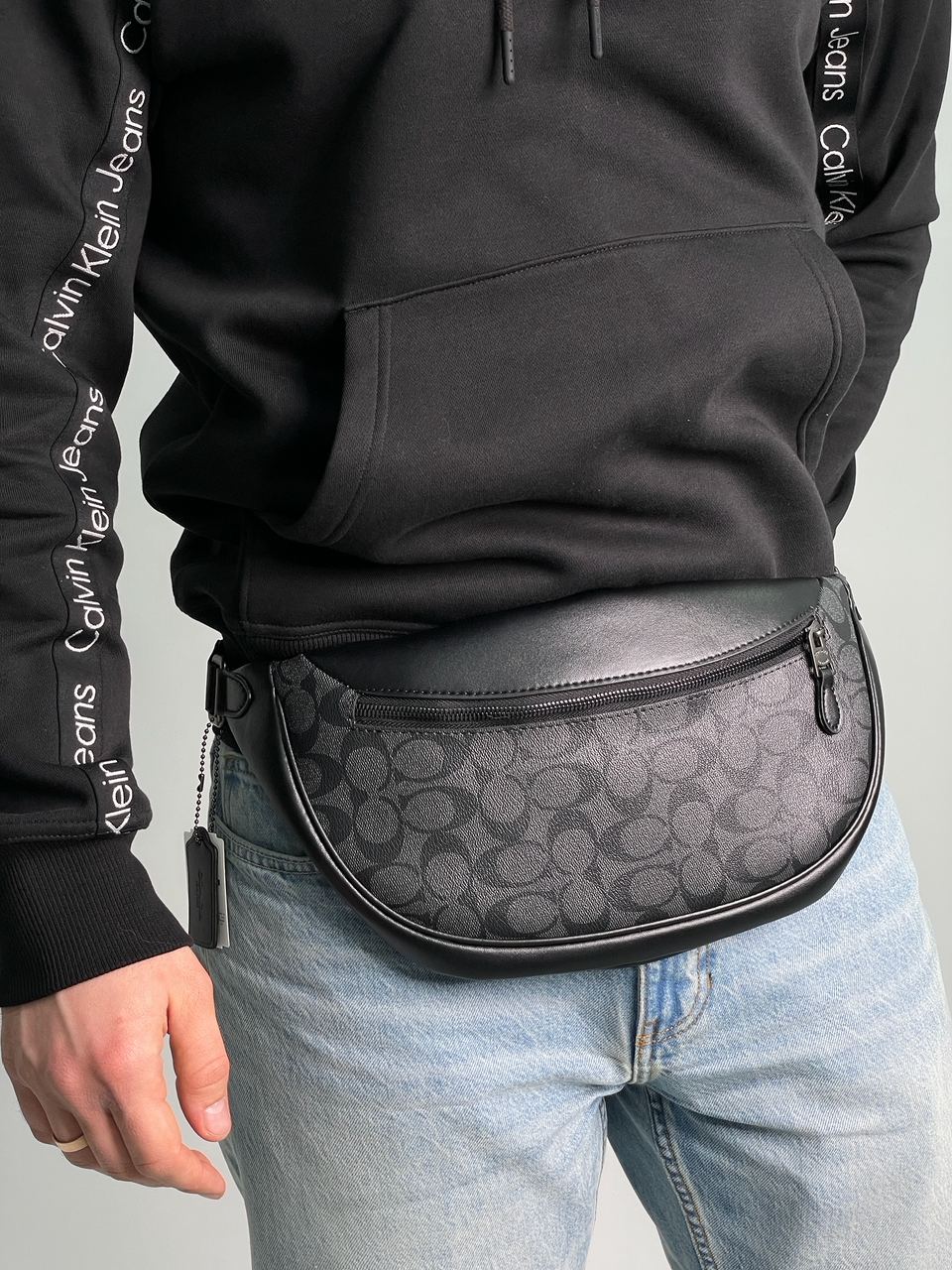 Coach Warren Belt Bag Grey - 8